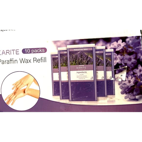 PARAFFIN WAX REFILLS 10 Pack Lavender Scented Paraffin Wax  In Box - NIP - Picture 3 of 7